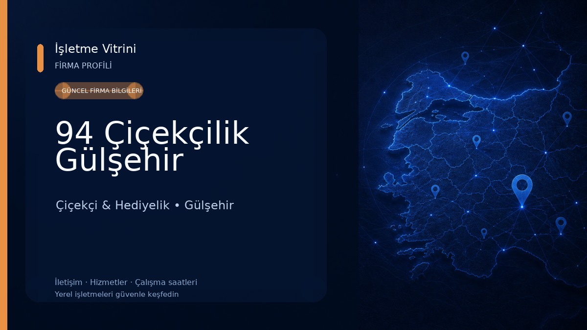 94 Çiçekçilik Gülşehir