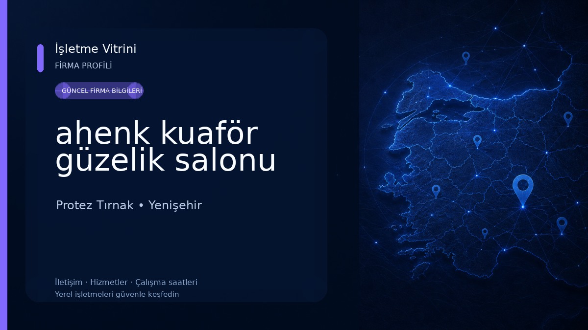 ahenk kuaför güzelik salonu