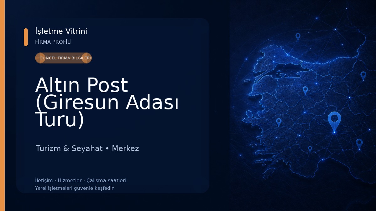 Altın Post (Giresun Adası Turu) Turizm & Seyahat