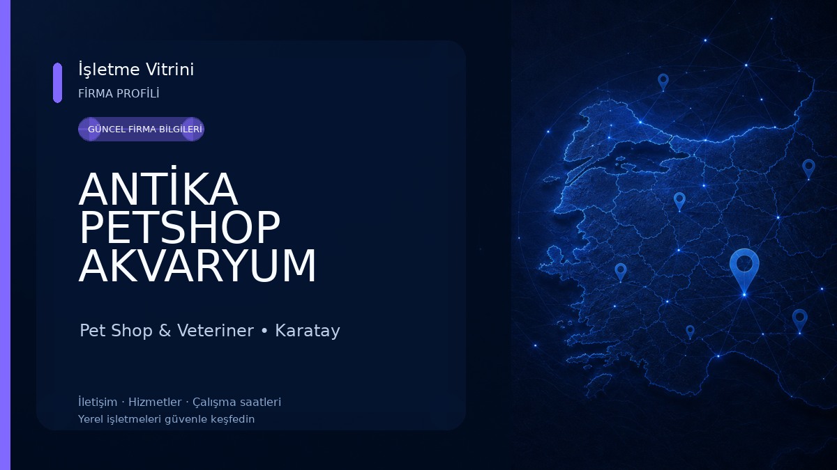 ANTİKA PETSHOP AKVARYUM