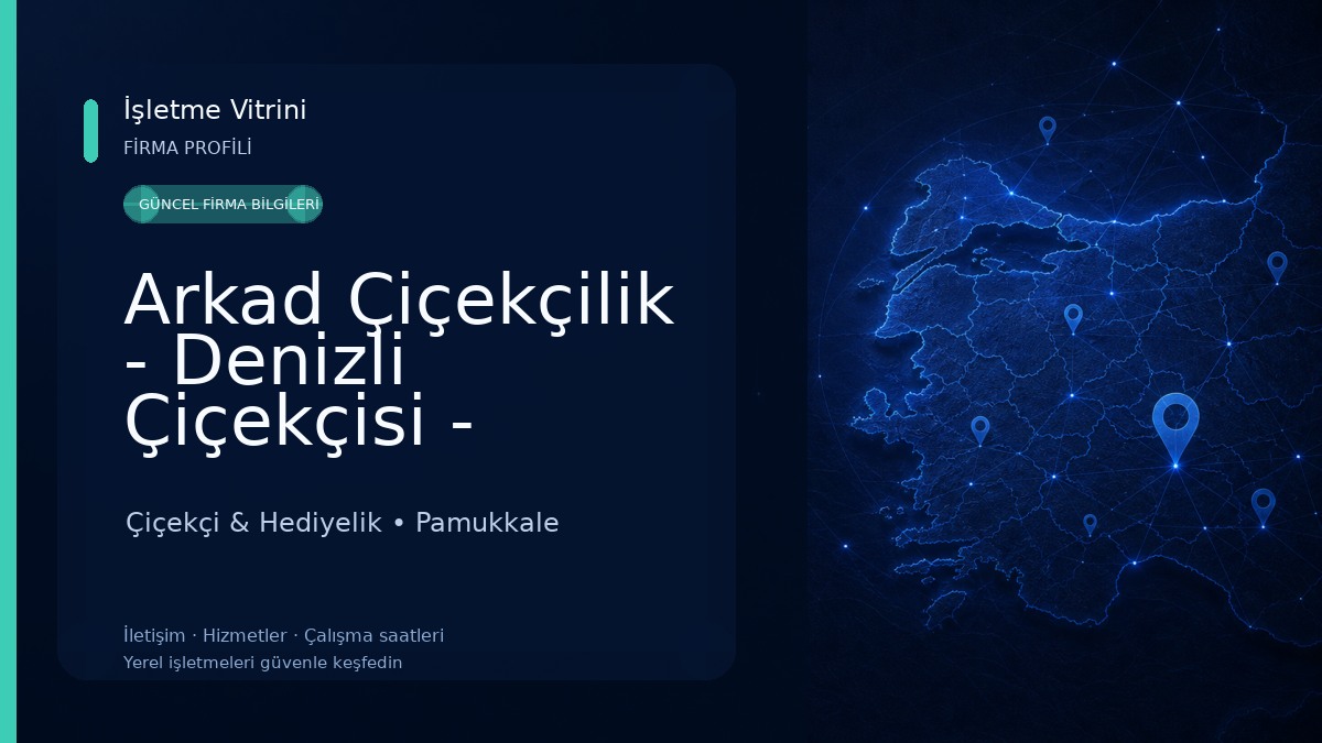Arkad Çiçekçilik - Denizli Çiçekçisi - Pamukkale Çiçekçisi Çiçekçi & Hediyelik