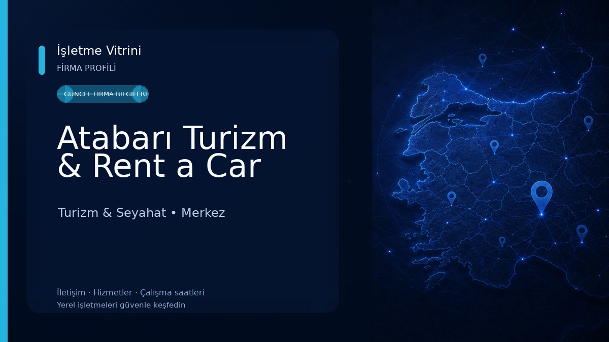 Atabarı Turizm & Rent a Car Turizm & Seyahat