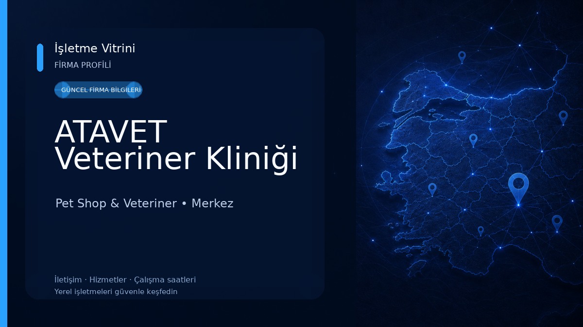 ATAVET Veteriner Kliniği Pet Shop & Veteriner