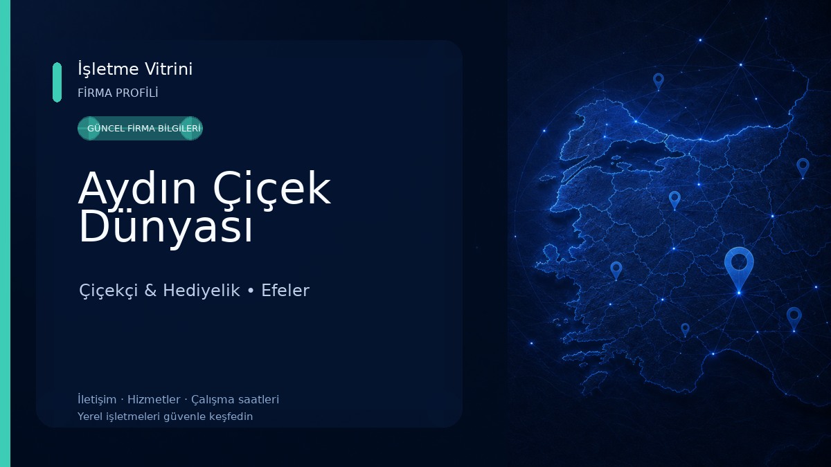 Aydın Çiçek Dünyası