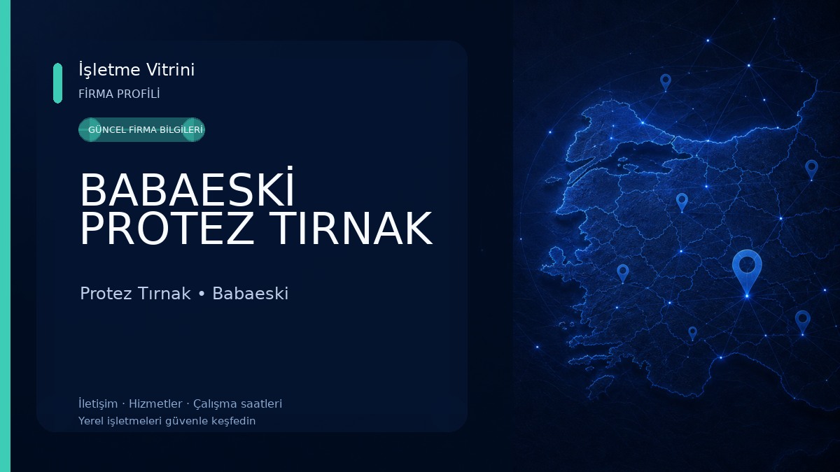 BABAESKİ PROTEZ TIRNAK Protez Tırnak