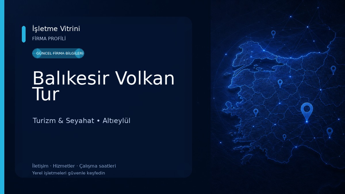 Balıkesir Volkan Tur