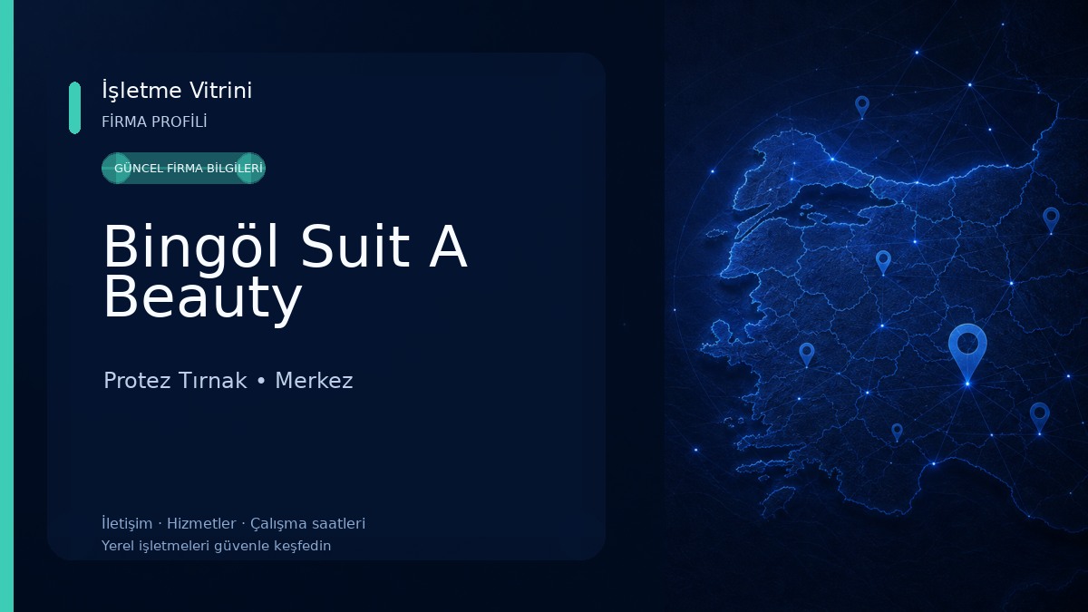 Bingöl Suit A Beauty Protez Tırnak