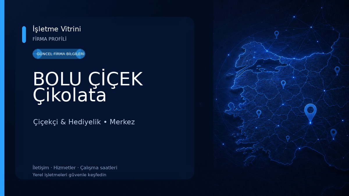 BOLU ÇİÇEK Çikolata