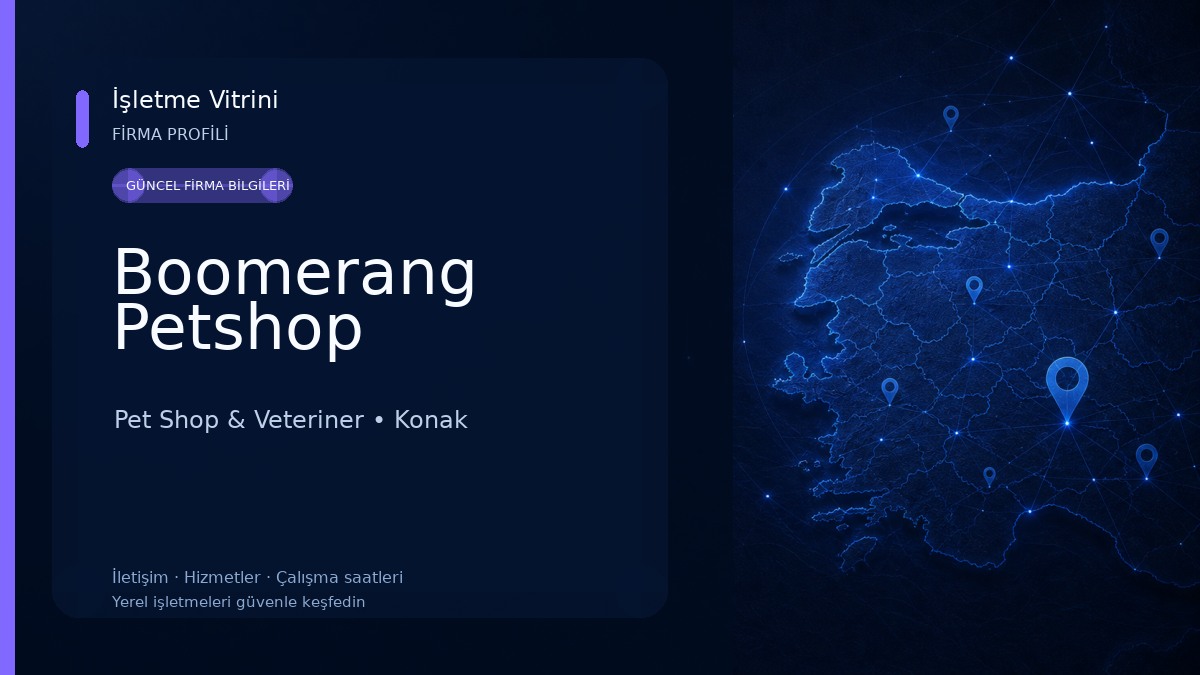 Boomerang Petshop Pet Shop & Veteriner