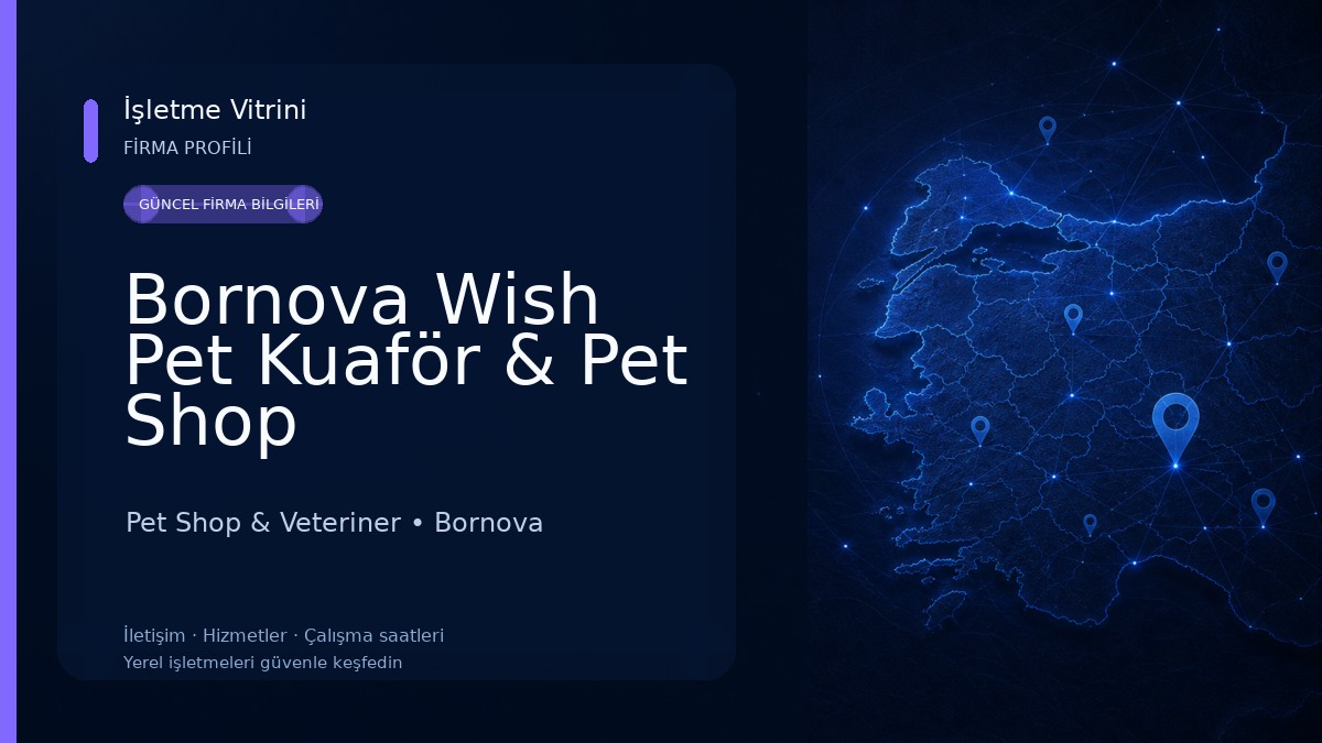 Bornova Wish Pet Kuaför & Pet Shop Pet Shop & Veteriner