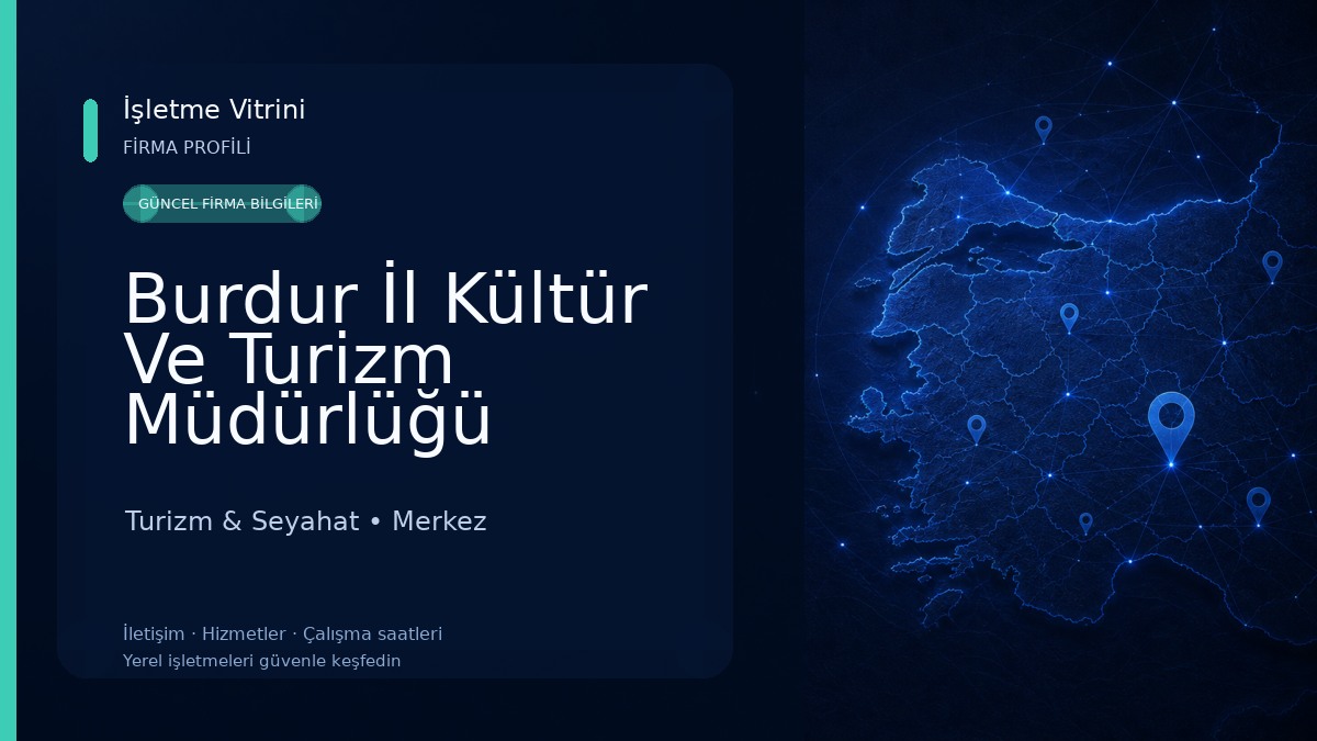 Burdur İl Kültür Ve Turizm Müdürlüğü