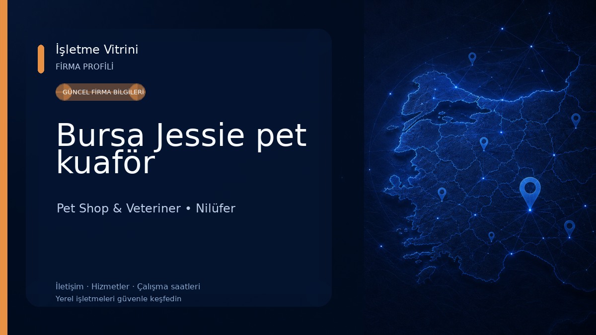 Bursa Jessie pet kuaför Pet Shop & Veteriner