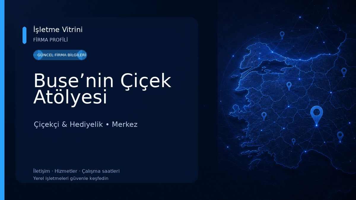 Buse’nin Çiçek Atölyesi