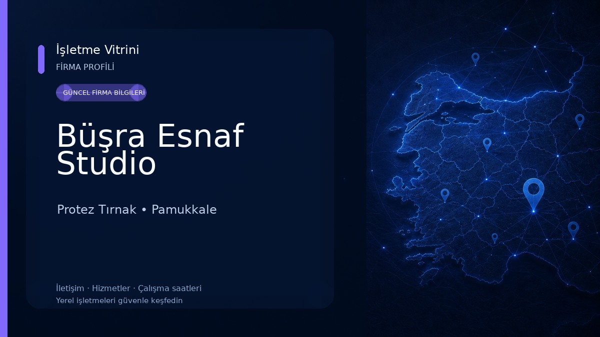 Büşra Esnaf Studio Protez Tırnak
