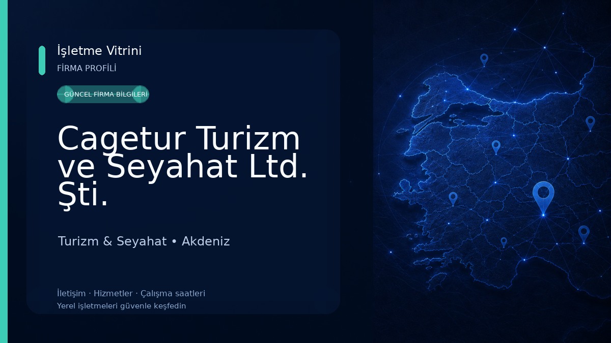 Cagetur Turizm ve Seyahat Ltd. Şti. Turizm & Seyahat