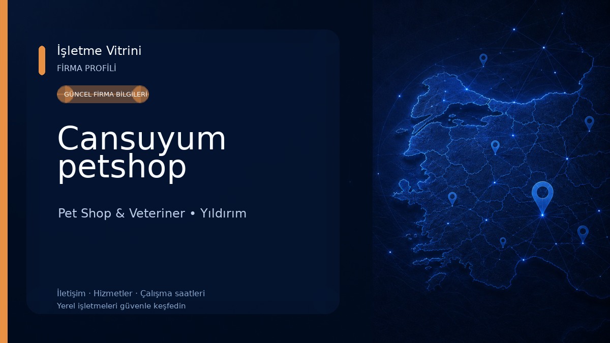 Cansuyum petshop Pet Shop & Veteriner