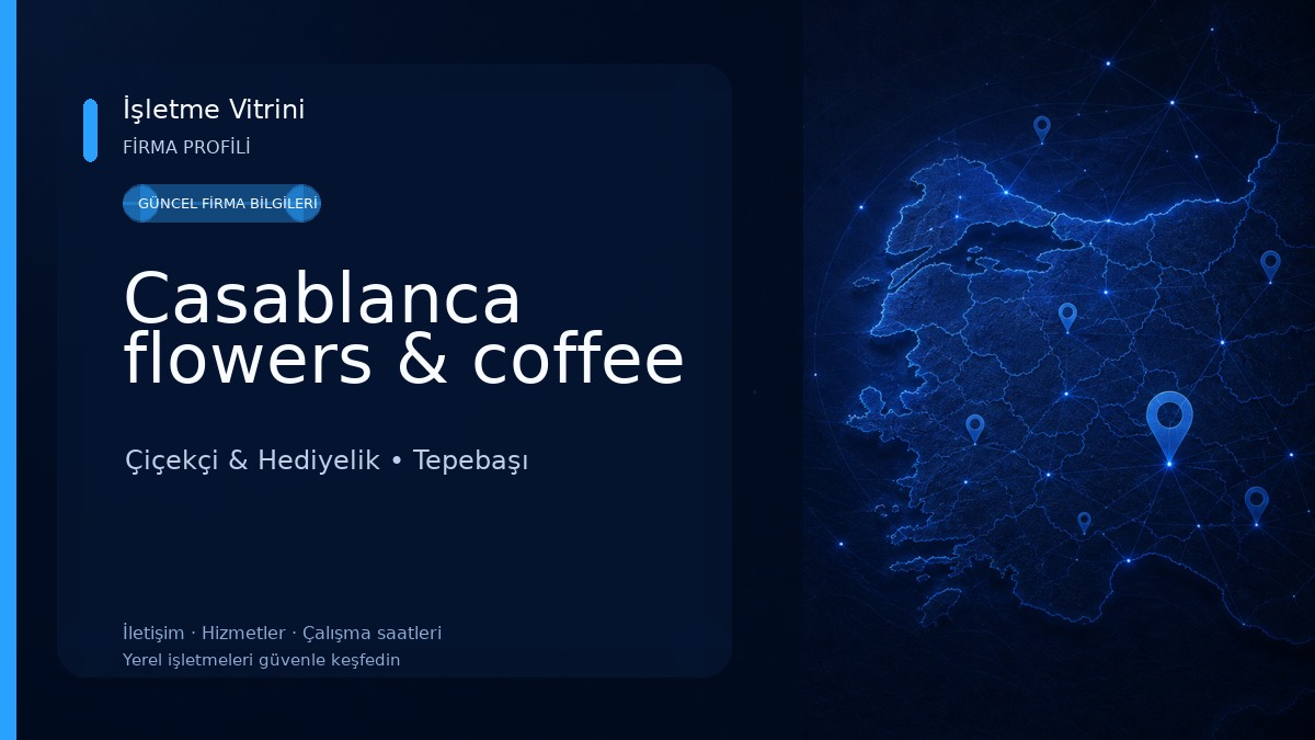 Casablanca flowers & coffee