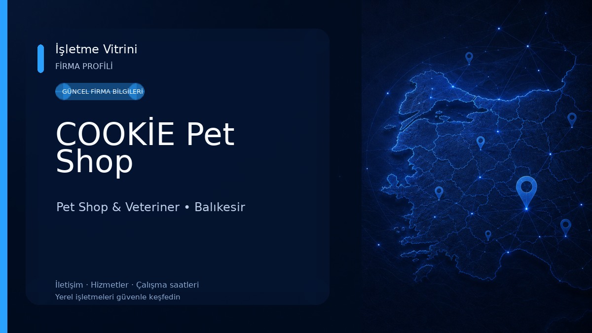 COOKİE Pet Shop Pet Shop & Veteriner