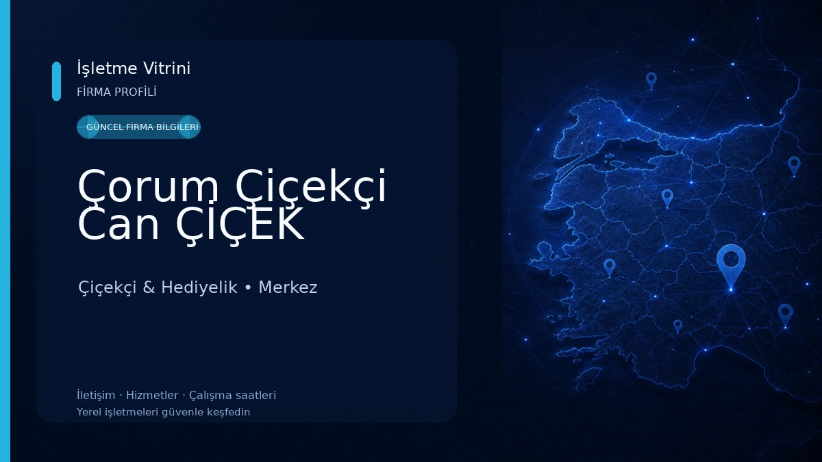 Çorum Çiçekçi Can ÇİÇEK