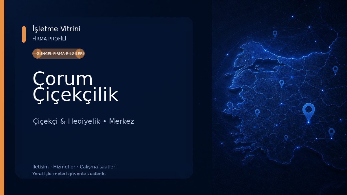 Çorum Çiçekçilik