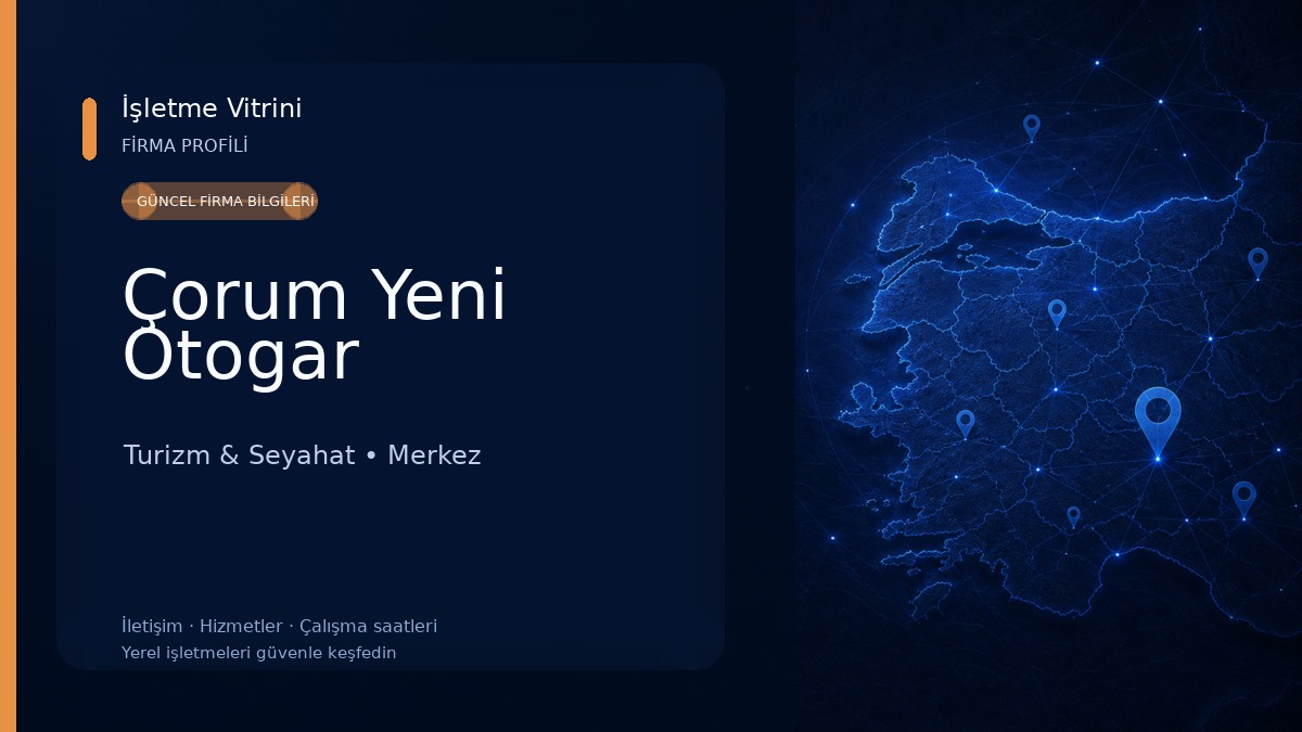 Çorum Yeni Otogar Turizm & Seyahat