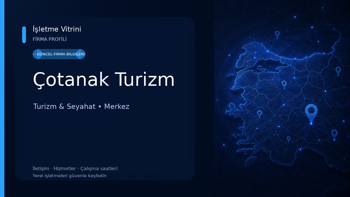 Çotanak Turizm Turizm & Seyahat