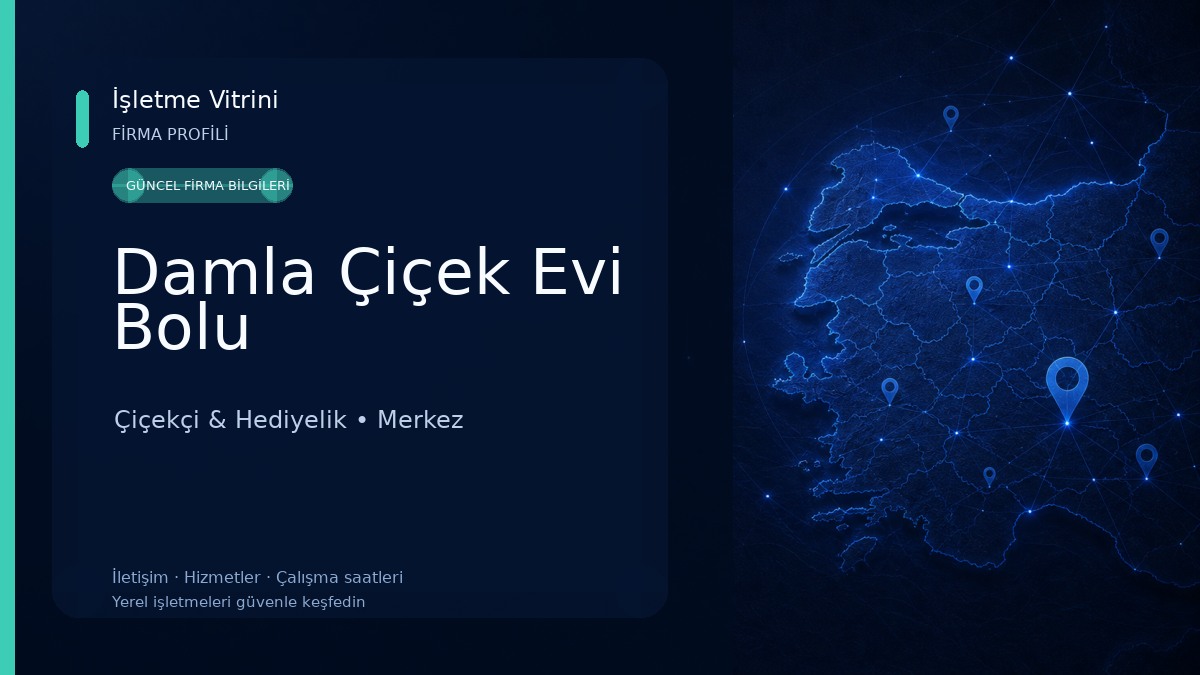 Damla Çiçek Evi Bolu