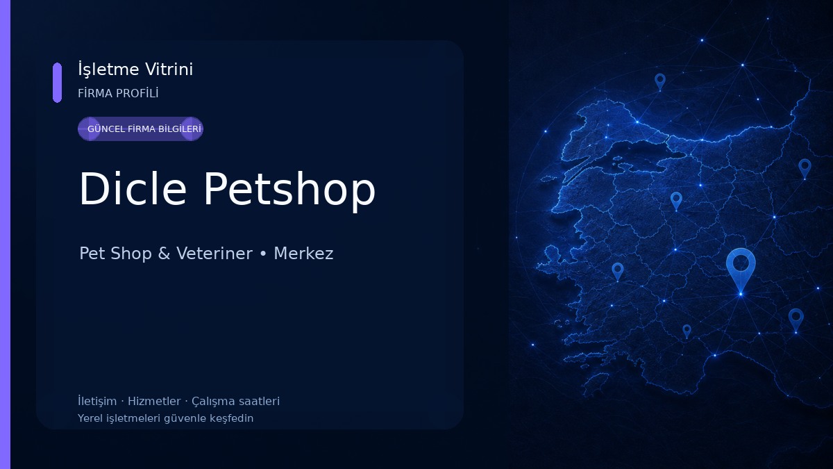 Dicle Petshop Pet Shop & Veteriner
