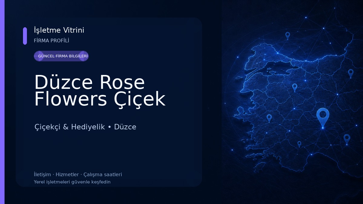 Düzce Rose Flowers Çiçek