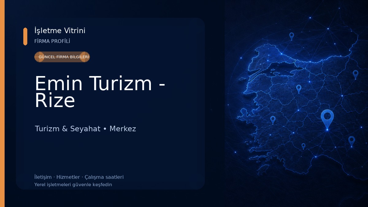 Emin Turizm - Rize Turizm & Seyahat