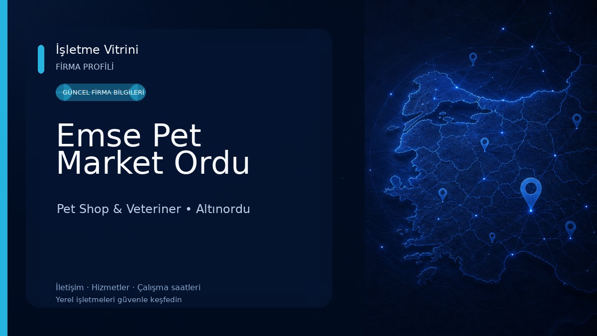 Emse Pet Market Ordu Pet Shop & Veteriner