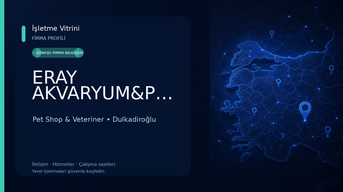 ERAY AKVARYUM&PETSHOP