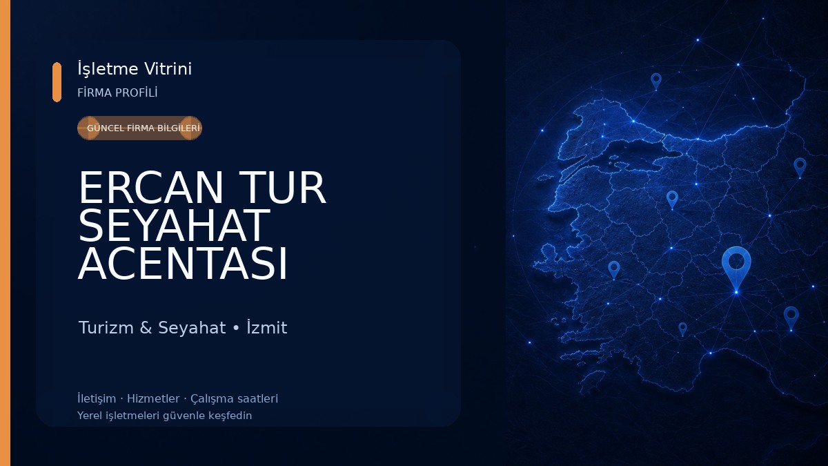 ERCAN TUR SEYAHAT ACENTASI Turizm & Seyahat