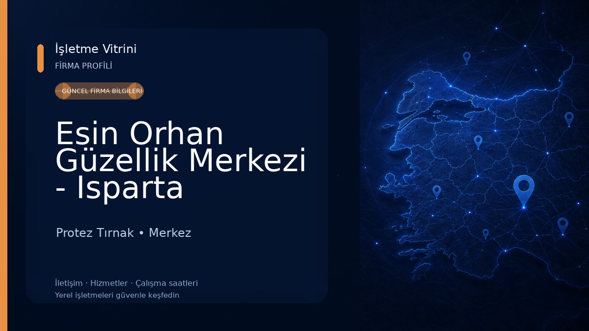 Esin Orhan Güzellik Merkezi - Isparta Güzellik Salonu | Isparta Lazer Epilasyon | Isparta Cilt Bakımı Protez Tırnak
