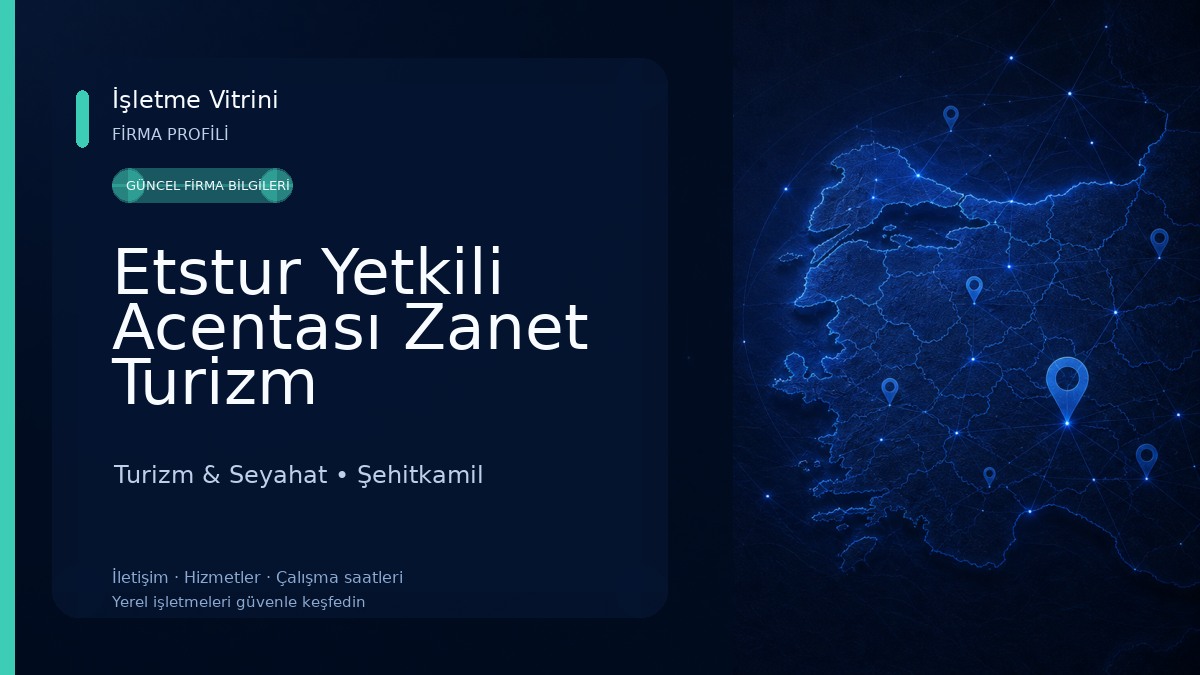 Etstur Yetkili Acentası Zanet Turizm Turizm & Seyahat