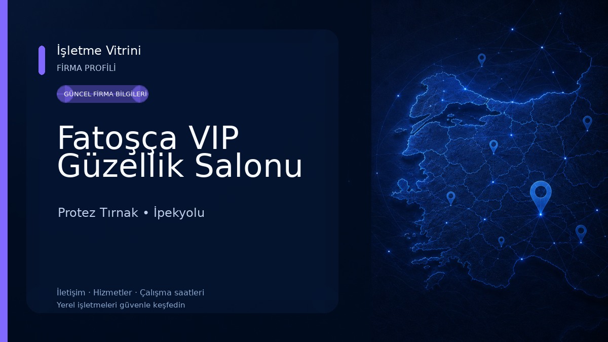 Fatoşça VIP Güzellik Salonu Protez Tırnak