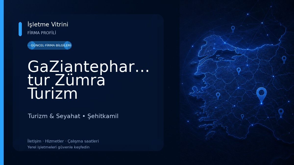 GaZiantephareketli tur Zümra Turizm Turizm & Seyahat