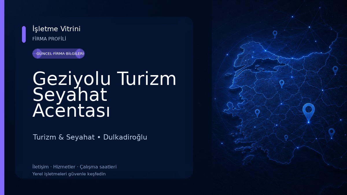 Geziyolu Turizm Seyahat Acentası Turizm & Seyahat