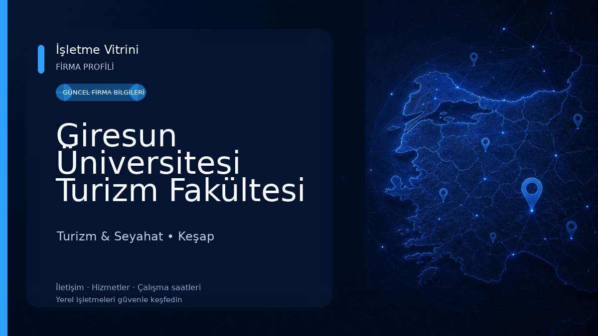 Giresun Üniversitesi Turizm Fakültesi Turizm & Seyahat