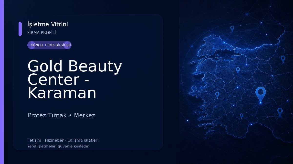 Gold Beauty Center - Karaman Protez Tırnak