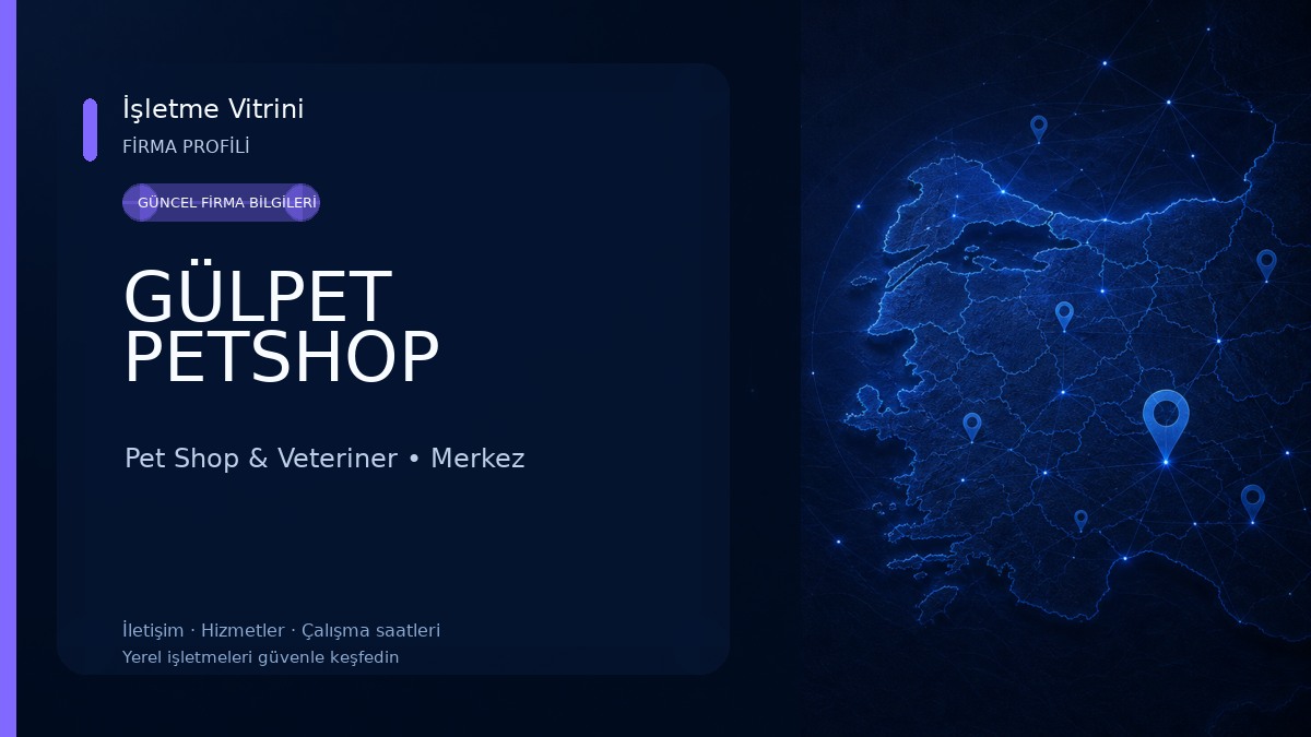 GÜLPET PETSHOP Pet Shop & Veteriner