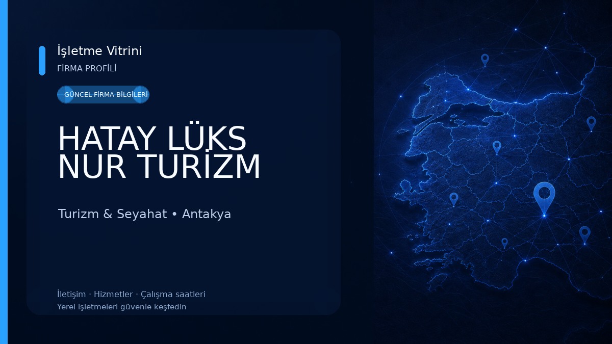 HATAY LÜKS NUR TURİZM Turizm & Seyahat