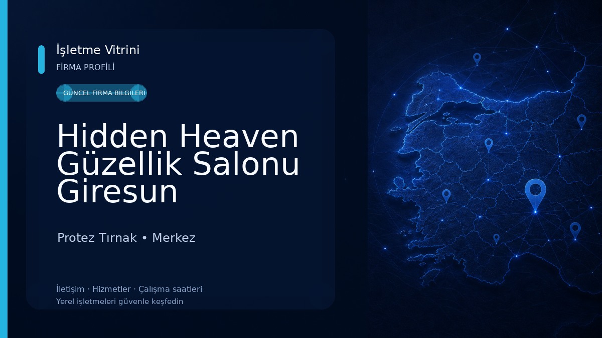 Hidden Heaven Güzellik Salonu Giresun Protez Tırnak