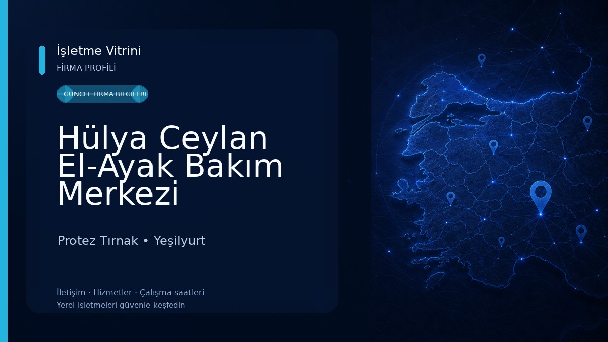 Hülya Ceylan El-Ayak Bakım Merkezi Protez Tırnak