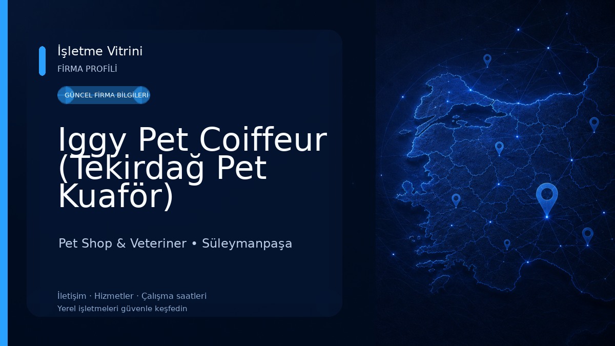 Iggy Pet Coiffeur (Tekirdağ Pet Kuaför)
