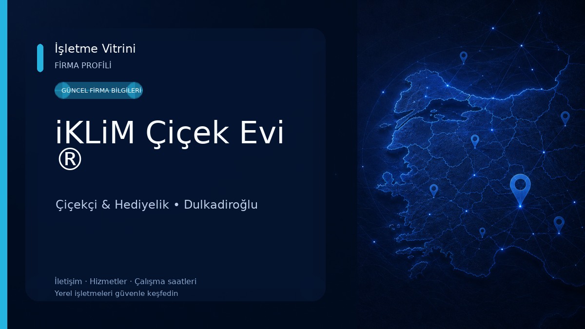 iKLiM Çiçek Evi ®