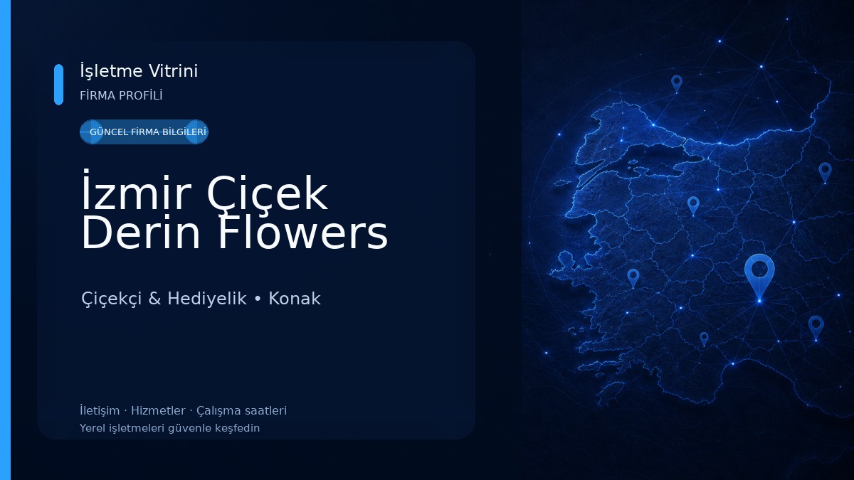 İzmir Çiçek Derin Flowers Çiçekçi & Hediyelik