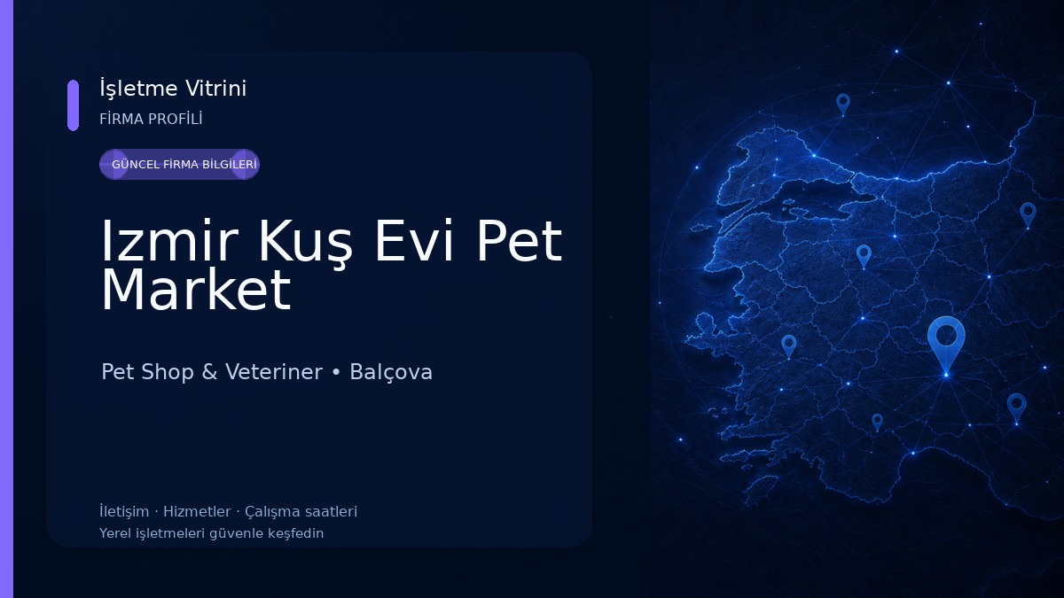 Izmir Kuş Evi Pet Market