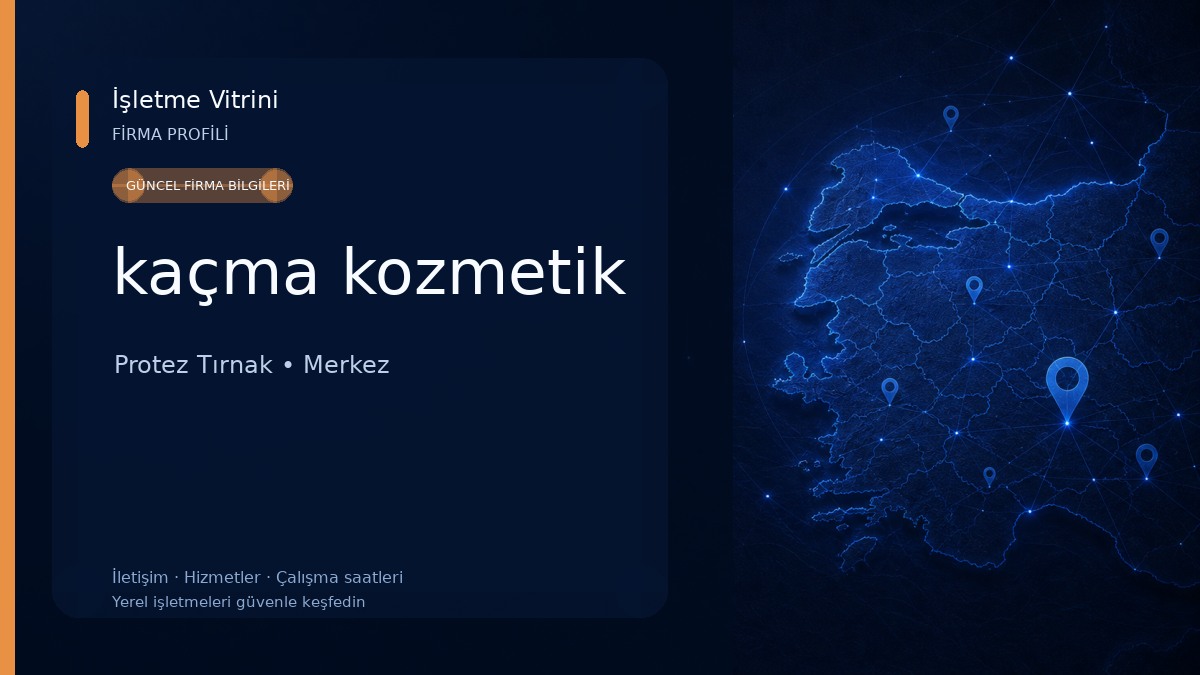 kaçma kozmetik Protez Tırnak
