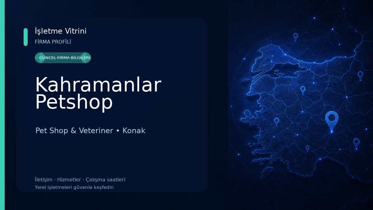 Kahramanlar Petshop Pet Shop & Veteriner